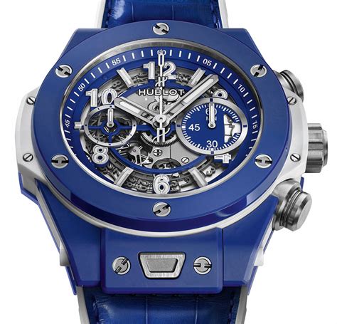 hublot big bang blue magic|hublot blue sapphire crystal.